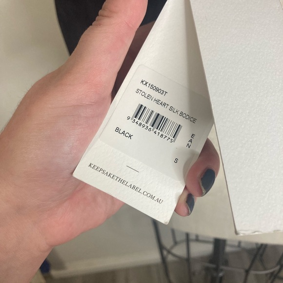 NWT keepsake the label 100% silk corset top - Picture 9 of 10